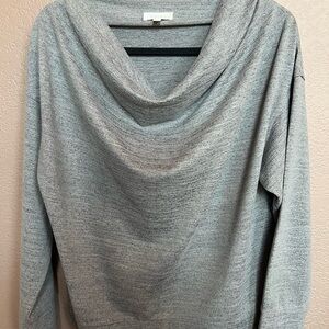 Have Light Gray Cowl Neck Sweater